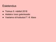 Monolavastus-Mis järgmiseks #4