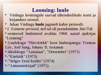 Ettekanne Juhan Viiding #4