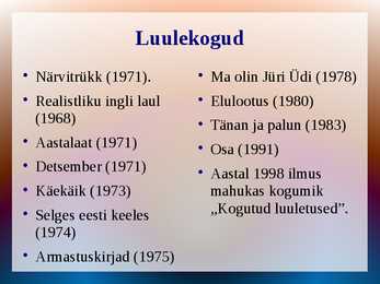 Ettekanne Juhan Viiding #7