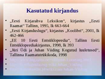 Ettekanne Juhan Viiding #10