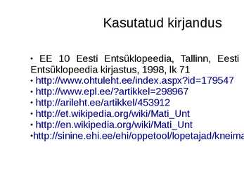 Ettekanne Mati Unt #13