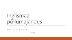 Inglismaa põllumajandus