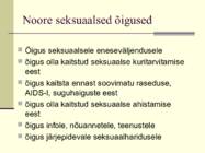 Seksuaalsus inimese elus #3