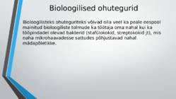 Õpitava eriala mõju tervisele #7