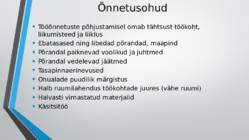 Õpitava eriala mõju tervisele #8