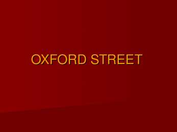 Oxford street