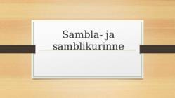 Sambla- ja samblikurinne