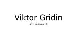 Viktor Gridin