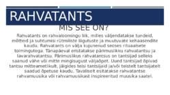 Rahvatants ja rahvapillid #2