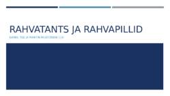 Rahvatants ja rahvapillid