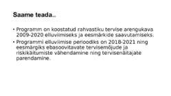 TERVISERISKIDE PROGRAMM-TE02 #2