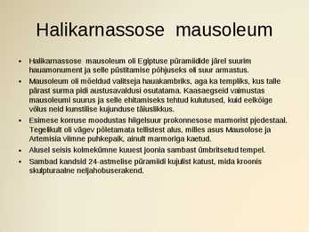 Antiik maailmaimed #21