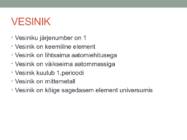 Vesinik ja Hapnik #2