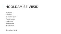 Autode hooldamine #3