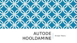 Autode hooldamine
