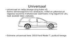Autode liigitus #7
