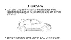 Autode liigitus #8