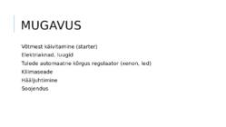 Autode lisaseadmed #6