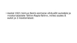 Autondus Eestis #29