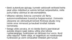 Autondus Eestis #8