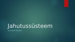 Jahutussüsteem