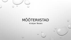 Mõõteriistad