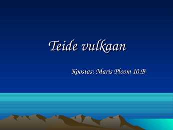 Teide vulkaan