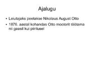 Neljataktiline sisepõlemismootor ehk Otto-mootor #3