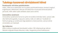 Tubaka mõju närvisüsteemile #5