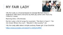 My Fair Lady and Cockney English #2