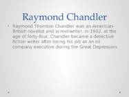 Raymond Chandler #2