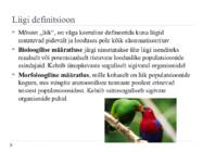 Liigiteke ja makroevolutsioon #2