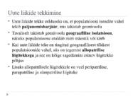 Liigiteke ja makroevolutsioon #3
