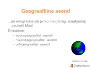 Eesti Euroopas geograafiline asend #2