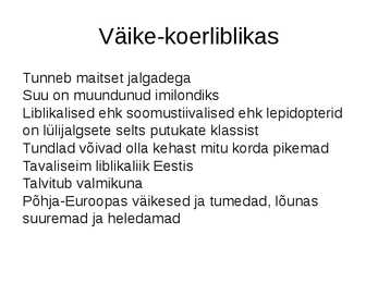 Väike-koerlibikas #3