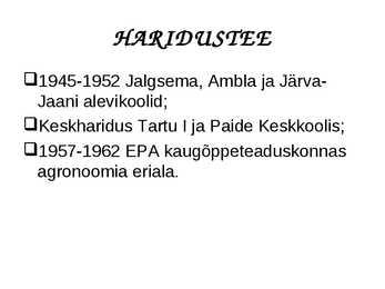 Hando Runnel #5