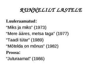 Hando Runnel #10