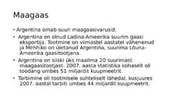 Argentiina energiamajandus #4