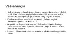 Argentiina energiamajandus #7