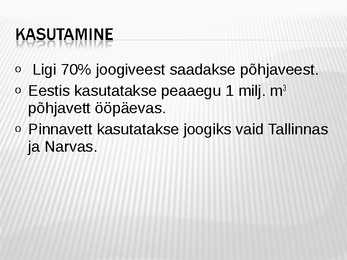 Maasisene vesi #4
