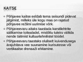 Maasisene vesi #5