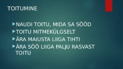 TERVES KEHAS TERVE VAIM #4