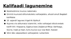 Islami teke-Kalifaat #11
