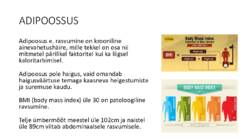 Adipoossus ja anesteesia #2