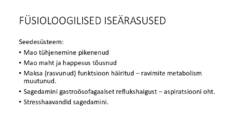 Adipoossus ja anesteesia #8