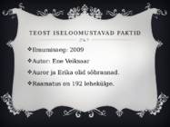 Elulooraamatu esitlus #2