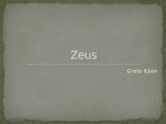 Zeus-kirjandus