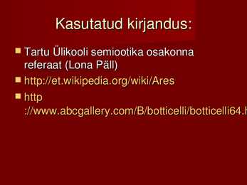 Sõjajumal Arese ja tema kujutamine kunstis #10