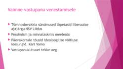 KULTUURIELU PÕHIJOONED #9