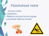 Terviseedendus töökohal #6